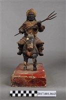 藏品(木雕武將像)的圖片
