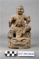 藏品(木雕武將像)的圖片