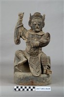 藏品(木雕武將像)的圖片