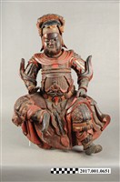 藏品(木雕武將像)的圖片