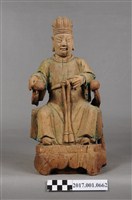 藏品(木雕南嶽聖帝像)的圖片