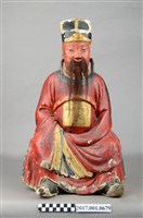 藏品(木雕城隍尊神像)的圖片