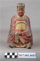 藏品(木雕城隍尊神像)的圖片