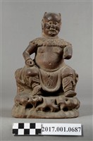 藏品(木雕神農大帝像)的圖片