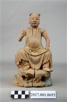 藏品(木雕神農大帝像)的圖片