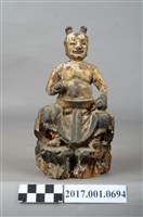 藏品(木雕神農大帝像)的圖片