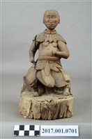 藏品(木雕神農大帝像)的圖片