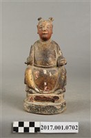 藏品(木雕神農大帝像)的圖片