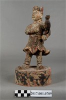 藏品(木雕烏鴉神像)的圖片