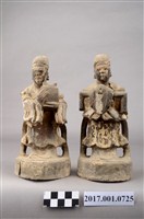 藏品(木雕宮娥像組)的圖片