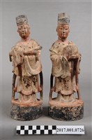 藏品(木雕宮娥像組)的圖片