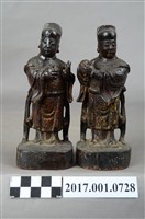 藏品(木雕宮娥像組)的圖片