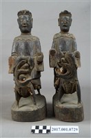 藏品(木雕宮娥像組)的圖片