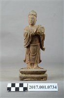 藏品(木雕宮娥像)的圖片