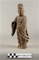 藏品(木雕宮娥像)的圖片