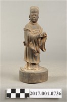 藏品(木雕宮娥像)的圖片