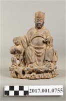 藏品(木雕張仙大帝像)的圖片