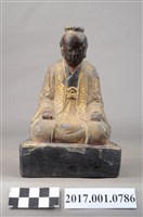 藏品(木雕吳公真仙像)的圖片