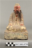 藏品(木雕吳公真仙像)的圖片