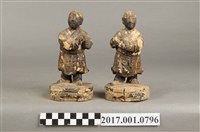 藏品(木雕童子像組)的圖片