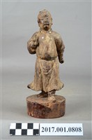 藏品(木雕童子像)的圖片