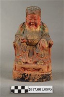 藏品(汪啟三製磚燒福德正神像)的圖片
