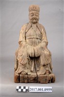 藏品(木雕福德正神夫人像)的圖片