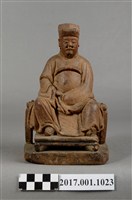 藏品(木雕境主公像)的圖片