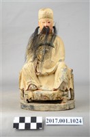 藏品(木雕境主公像)的圖片