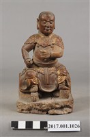 藏品(木雕盤古像)的圖片