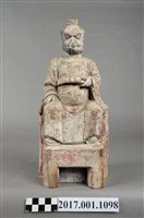 藏品(木雕應靈公鍾部像)的圖片