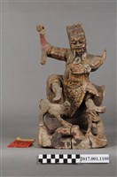 藏品(木雕趙元帥像)的圖片