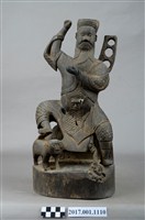 藏品(木雕趙元帥像)的圖片