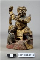 藏品(木雕趙元帥像)的圖片