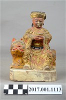 藏品(木雕趙元帥像)的圖片