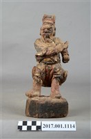 藏品(木雕趙元帥像)的圖片