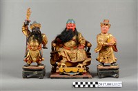 藏品(木雕關聖帝君與關平周倉像組)的圖片