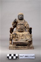 藏品(木雕關聖帝君像)的圖片