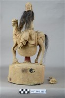 藏品(木雕關聖帝君像)的圖片