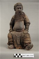 藏品(木雕關聖帝君像)的圖片