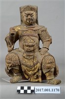 藏品(木雕關聖帝君像)的圖片