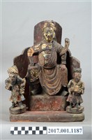 藏品(木雕關聖帝君與關平周倉像)的圖片