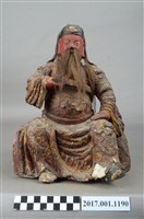 藏品(木雕關聖帝君像)的圖片