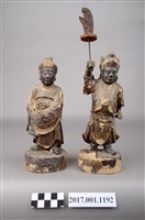 藏品(木雕關平周倉像組)的圖片