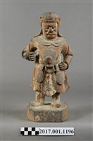 藏品(木雕周倉像)的圖片