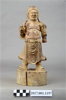 藏品(木雕周倉像)的圖片