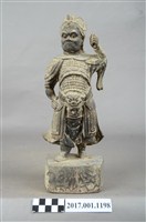 藏品(木雕周倉像)的圖片