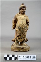 藏品(木雕周倉像)的圖片