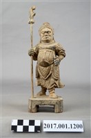 藏品(木雕周倉像)的圖片