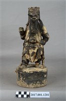 藏品(木雕周倉像)的圖片